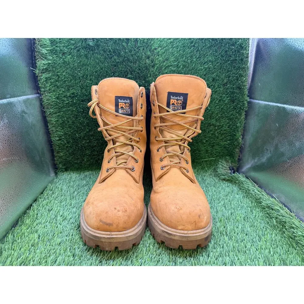 Timberland Direct Attach TB126002713 Combat Boot Mens 12 Brown Leather Steel Toe